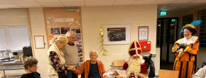 Sinterklaas op bezoek in Het Onthaastcafé